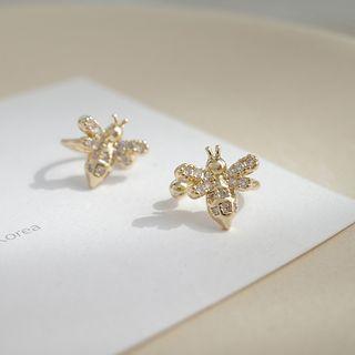 Rhinestone Bee Ear Cuff