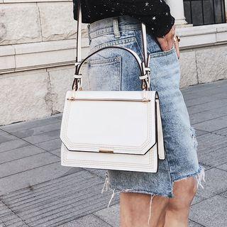 Metal Bar Crossbody Bag