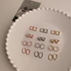 Alloy Square / Hoop Earring (various Designs)