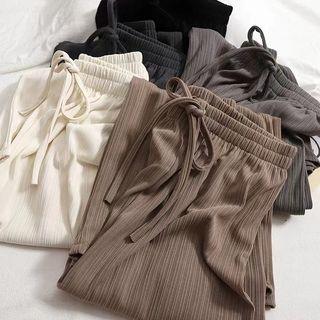 Ribbon Wide Leg Pants