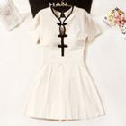 Button Swim Dress