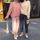 Knit Cropped Tapered Pants