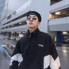 Color Block Zip-up Windbreaker