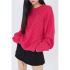 Couple Colored Loose-fit Knit Top