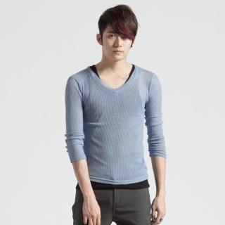 V-neck Ribbed Top
