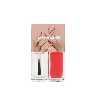3 Concept Eyes - Take A Layer Layering Nail Lacquer (pure Red) Pure Red