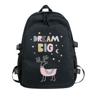 Deer Print Lightweight Backpack