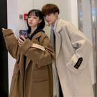 Couple Matching Button Long Coat