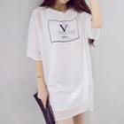 Short-sleeve Layered Tunic