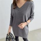 Dolman-sleeve Brushed Fleece Top