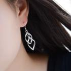 925 Sterling Silver Leaf Dangle Earring 1 Pair - Earring - One Size