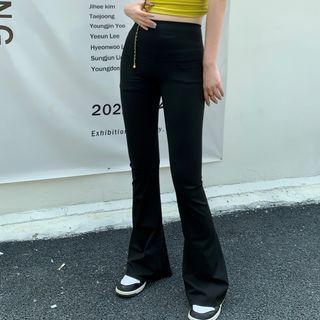 Flared Jeans Black - One Size