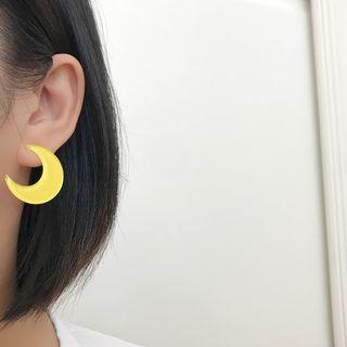 Acrylic Moon Earring