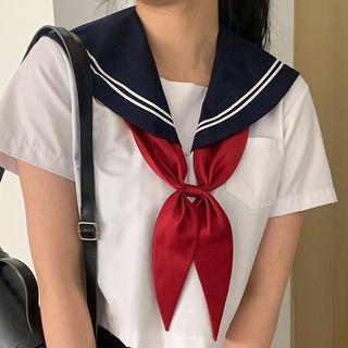 Plain Sailor Collar Bow Tie