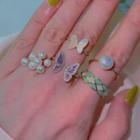 Faux Pearl / Butterfly / Alloy Ring (various Designs)