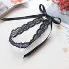 Lace Bow Necklace