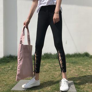 Lace Up Leggings
