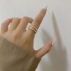 Layered Alloy Open Ring