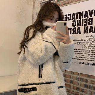 Fleece Zipped Jacket 8902 - White - One Size