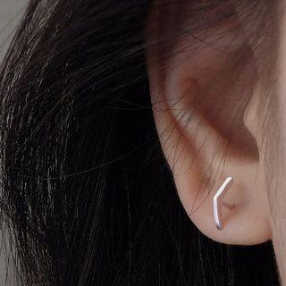 925 Sterling Silver Arrow Earring 1 Pair - Arrow Head Earring - One Size