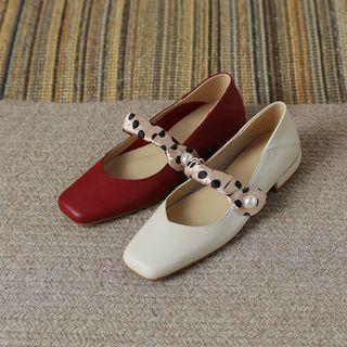 Dotted Mary Jane Shoes