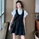 Short-sleeve Shirt / Sleeveless A-line Dress