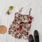 Floral Print Camisole Top Almond - One Size