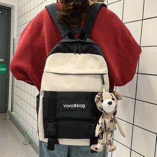 Color Panel Backpack / Bag Charm / Set