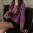 Gradient Striped Sweater