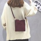 Set: Velvet Crossbody Bag + Clutch