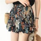 Printed Chiffon Culottes