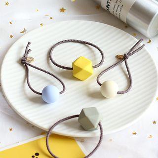 Color Bead Hair Tie (various Designs)