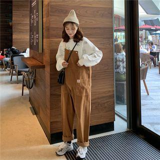 Printed Pullover / Corduroy Jumper Pants