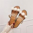 Pom Pom Two Way Sandals