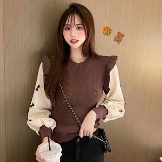 Bow Panel Sweater