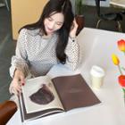 Tie-back Hear Patterned A-line Dress