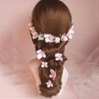 Flower Hair Pin Flower - Pink - One Size
