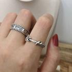 Knot / Lettering / Star Sterling Silver Open Ring