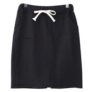 Tie-waist Mini Skirt