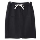 Tie-waist Mini Skirt