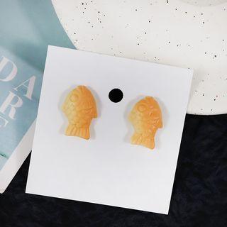 Fish Ear Stud / Clip On Earring