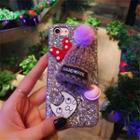 Beanie Detail Glitter Mobile Case - Apple Iphone 6 / 6 Plus / 7 / 7 Plus