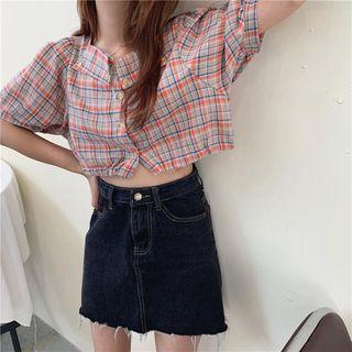 Plaid Top
