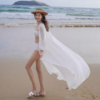 Tied Long Light Jacket