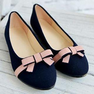 Fabric Bow Flats