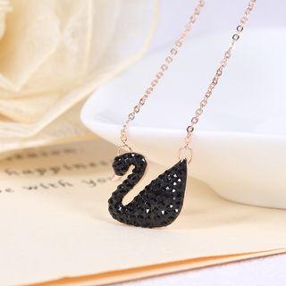 Sterling Silver Swan Necklace
