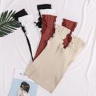 Lace-trim Sleeveless Knit Top