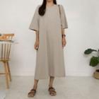 Fits All Over-fit Long T-shirt Dress