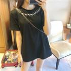 Embellished Loose-fit Short-sleeve T-shirt