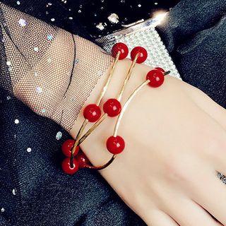 Bead Layered Bracelet As Shown In Figure - One Size